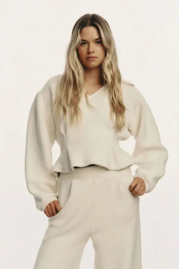 Tops>Le Petit Trou Adam V-Neck Sweater