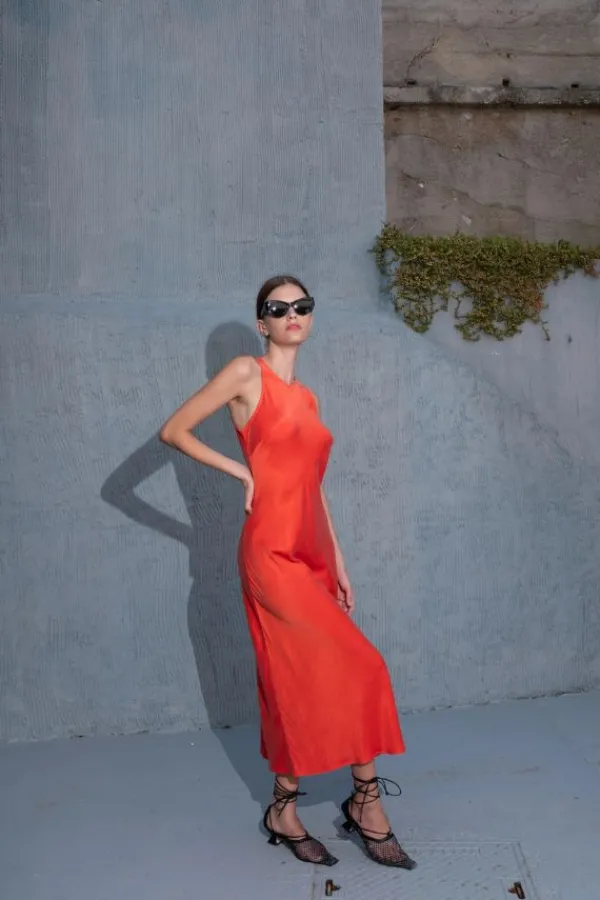 Dresses>Untitled in Motion Atlantis Dress | Mandarin