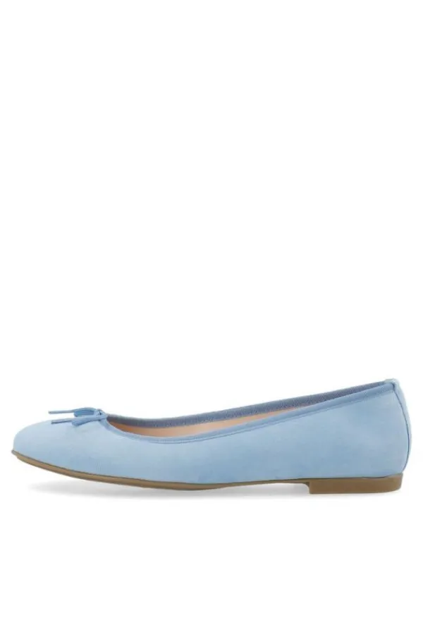 Shoes>BIANCO BIAMADISON Ballerina Suede Flats | Sky Blue