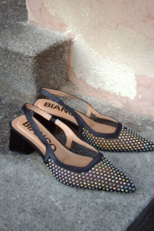 Shoes>BIANCO BIAMARALYN Mesh Slingback | Black