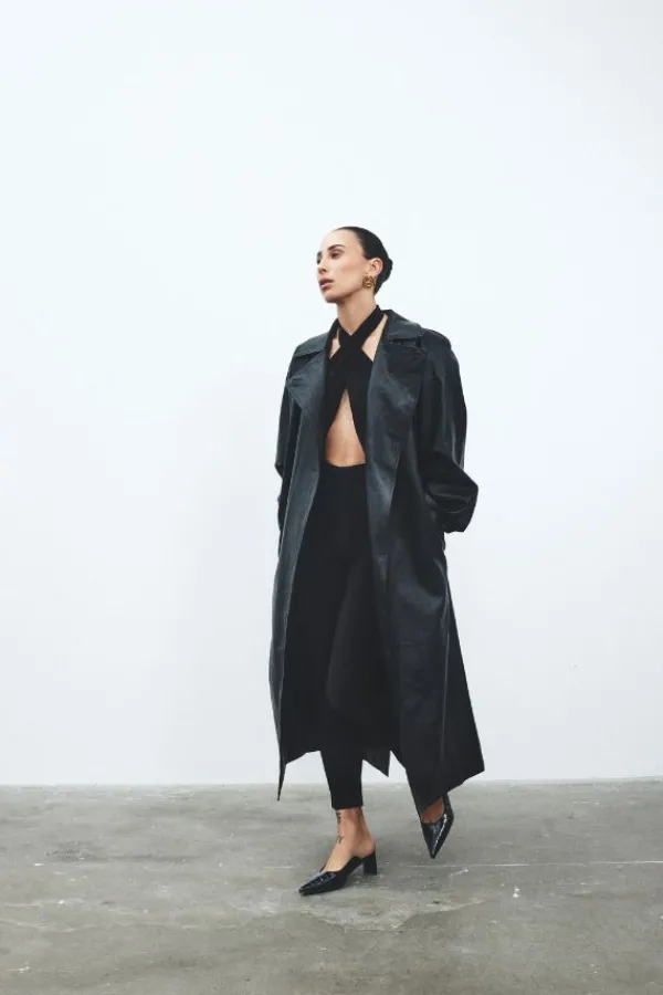 Shoes>BIANCO Biarowe Cutline Mules | Black Croco