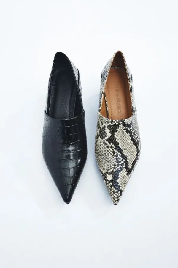 Shoes>BIANCO Biarowe Mules | Black Croco