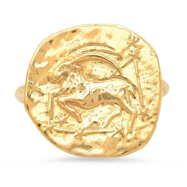 Jewelry>Studio Grun Capricorn Ring 18K Gold