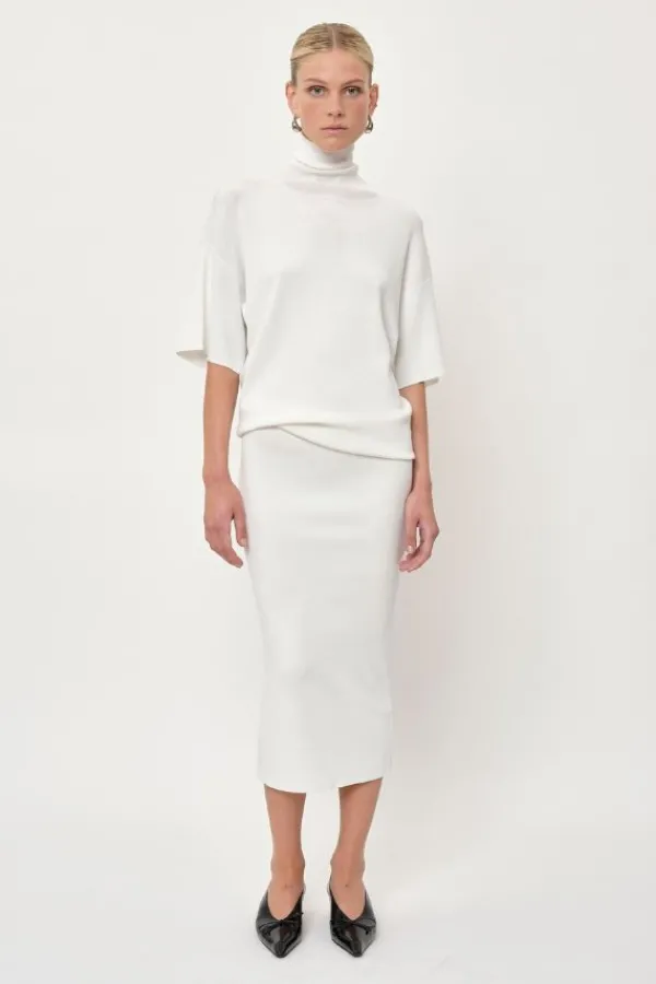 Ready-to-wear Whites|Dresses>Herskind Carrie Knit Dress | Off White