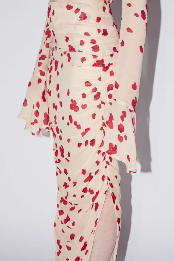 Bottoms>SAEMDI Chiffon Skirt | Nude Rose