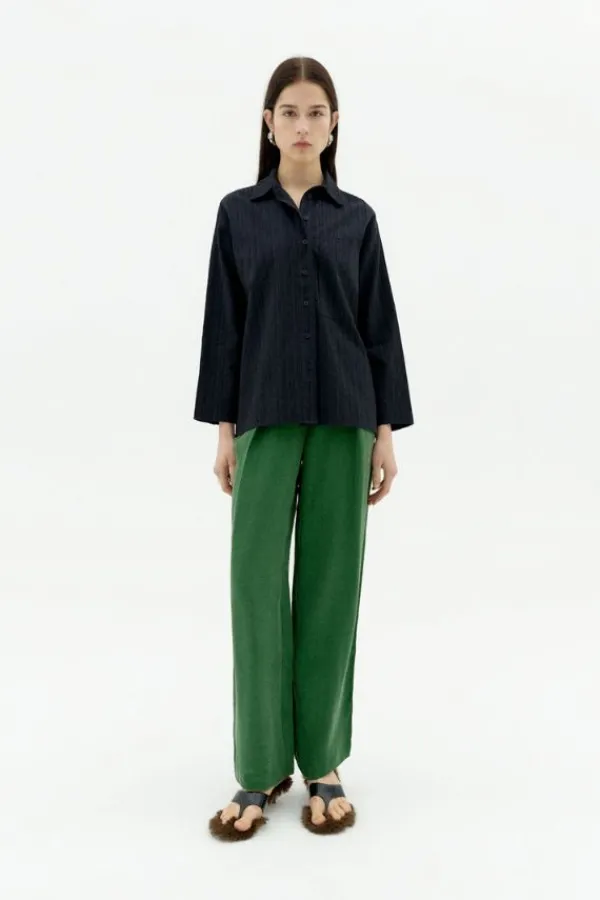 Bottoms>Thinking Mu Cirila Pants | Dill
