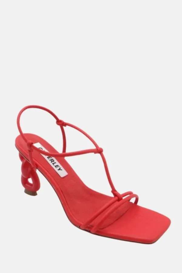 Shoes>Caverley Coco Heel | Flame Red