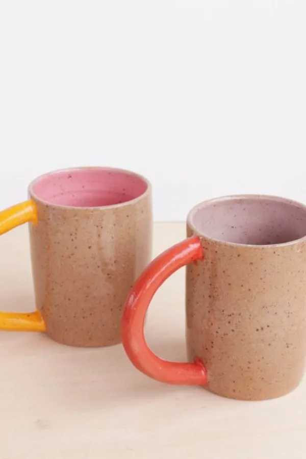 Home>Nightshift Ceramics Colourblock Mug | Poppy/Lavender