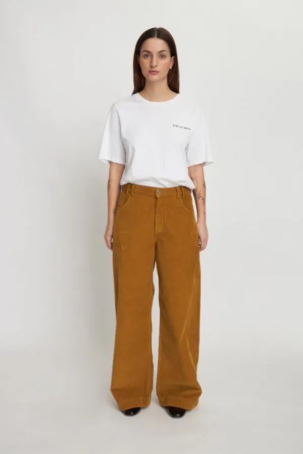 Bottoms>Stella Nova Corduroy Pants | Dusty Moss