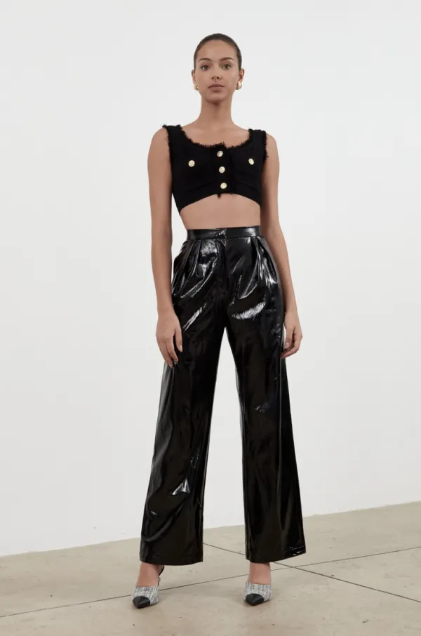Bottoms>Ronny Kobo Dina Pant Black