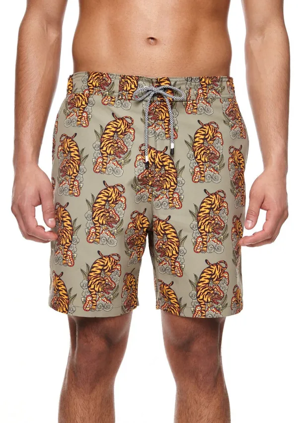 Swim|Accessories>Boardies Eka Bali Tiger Premium Swim Shorts