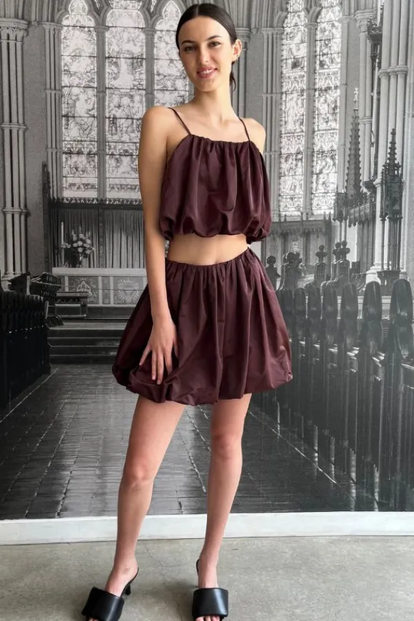 Tops>Herskind Elisa Top | Oxblood