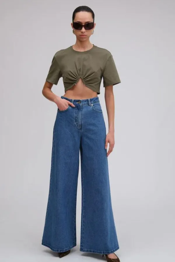 Tops>Ronny Kobo Elivra Top | Army Green
