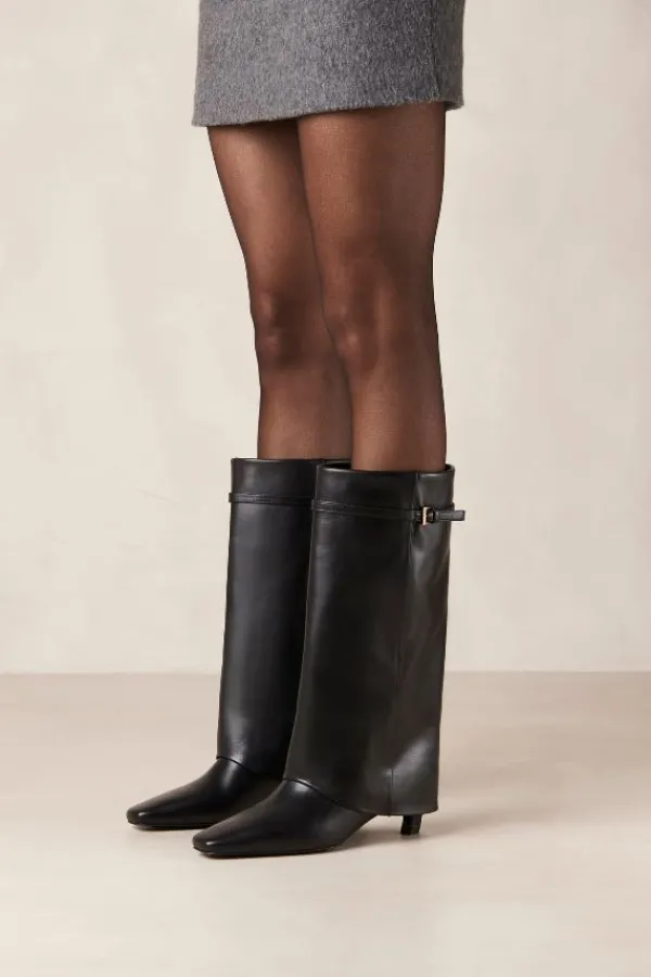 Shoes>Alohas Evita Leather Boots | Black