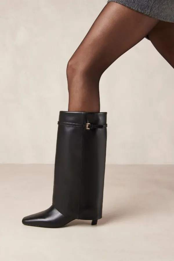 Shoes>Alohas Evita Leather Boots | Black