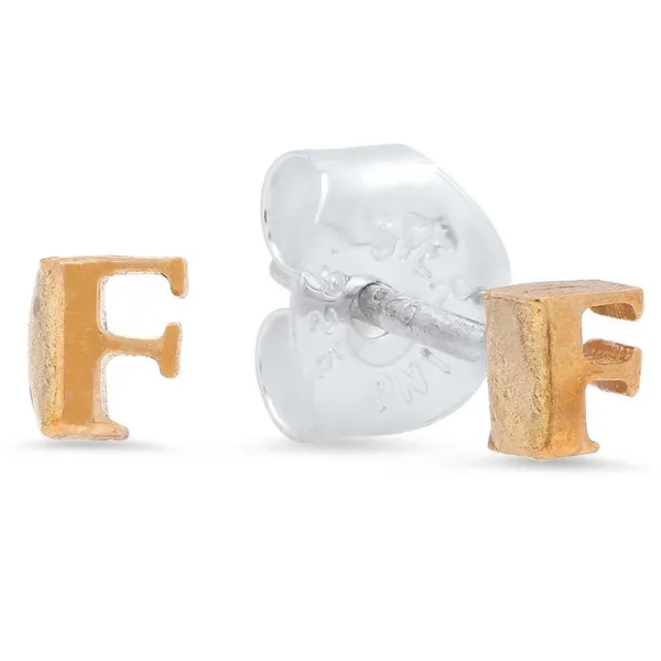 Jewelry>Studio Grun F Stud 18K Gold