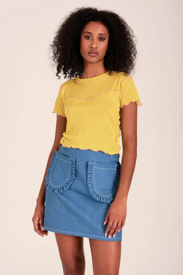 Tops>Eliza Faulkner GIGI BABY TEE | LEMONADE