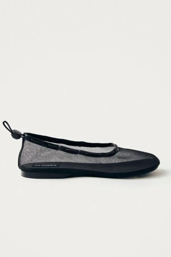 Shoes>Alohas Gill Mesh Ballet Flats | Black