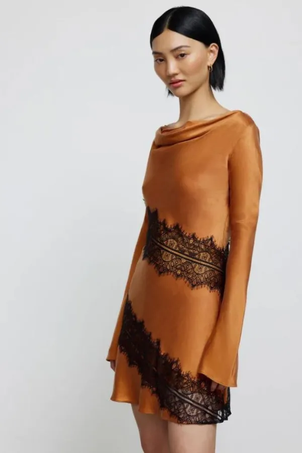 Dresses>Significant Other Helania Mini Dress | Caramel