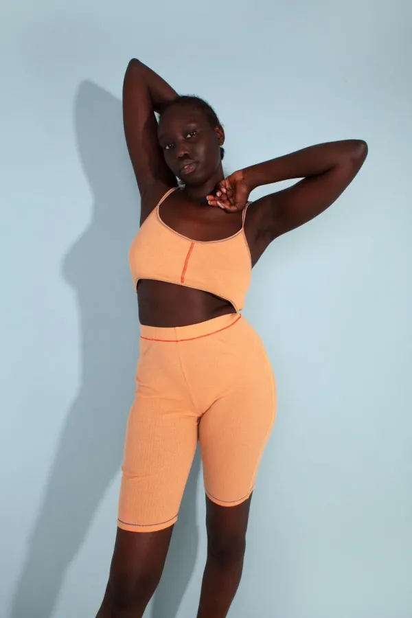 Bottoms>L.F.Markey Helios Bike Shorts Apricot