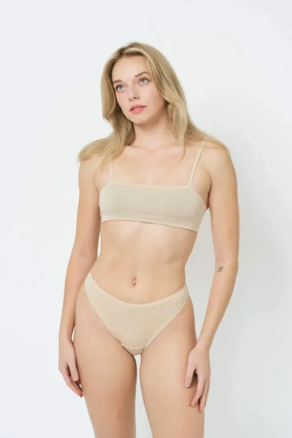 Lingerie>Huha High Rise Bikini | Beige