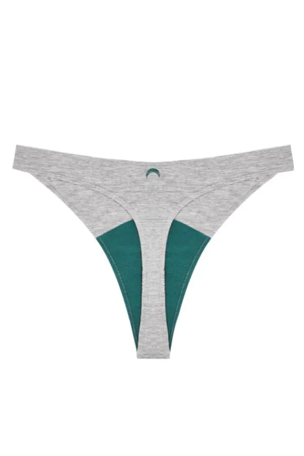 Lingerie>Huha High Rise Thong | Grey