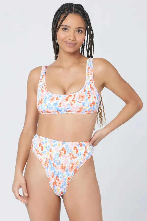 Swim>L*Space Izzie Top Flowers Forever