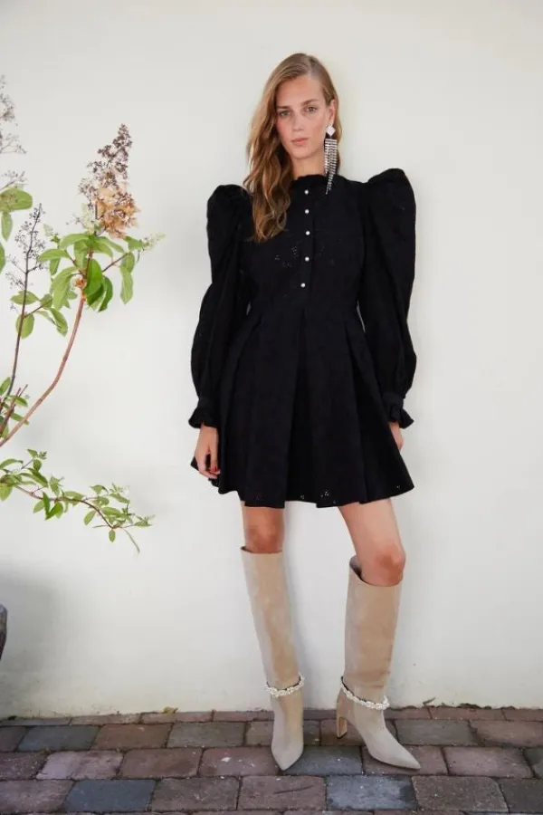 Dresses>Custommade Jennifer Dress | Anthracite Black