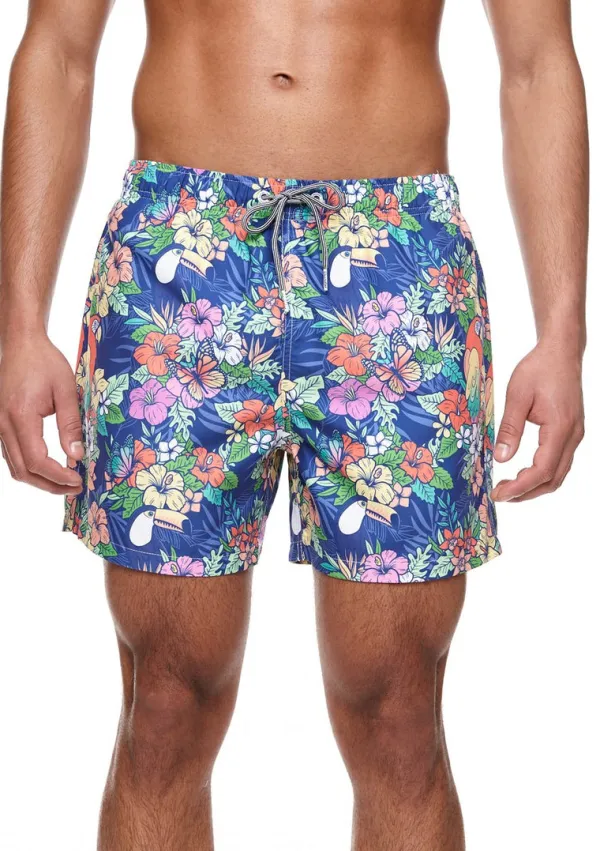 Swim|Accessories>Boardies Jungle Mid Length Swim Shorts