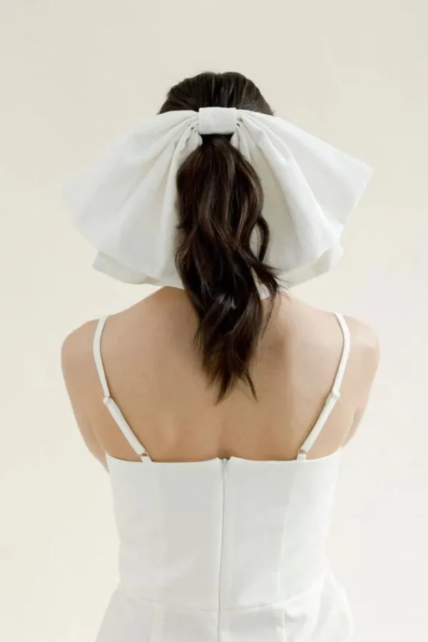 Bridal Accessories|Ready-to-wear Whites>A Bronze Age Jupiter Bow | White