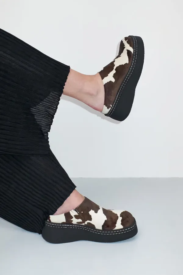 Shoes>MIISTA Kristi Cow Print Mules | Multi