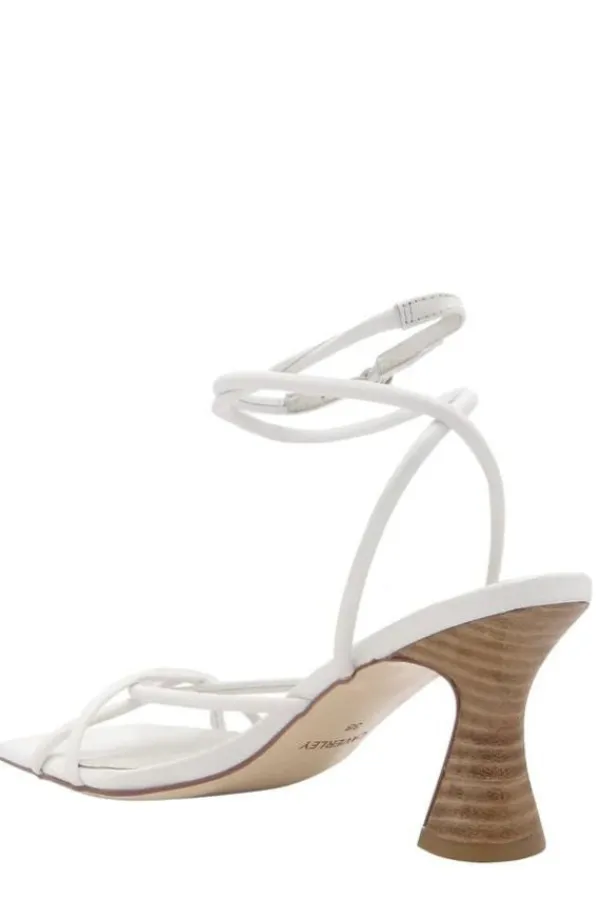 Ready-to-wear Whites|Shoes>Caverley Lacey Heel | White