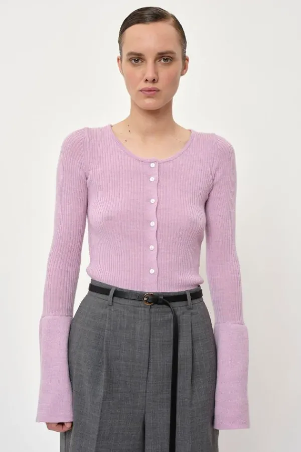 Tops>Herskind Liw Knit Cardigan | Pink