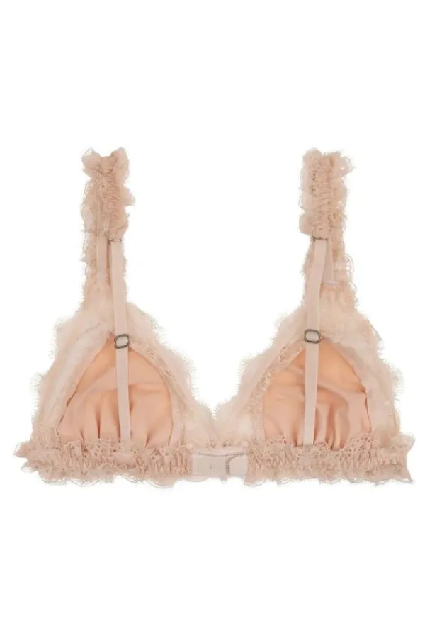 Lingerie>Love Stories Love Lace Triangle Bralette | Sand