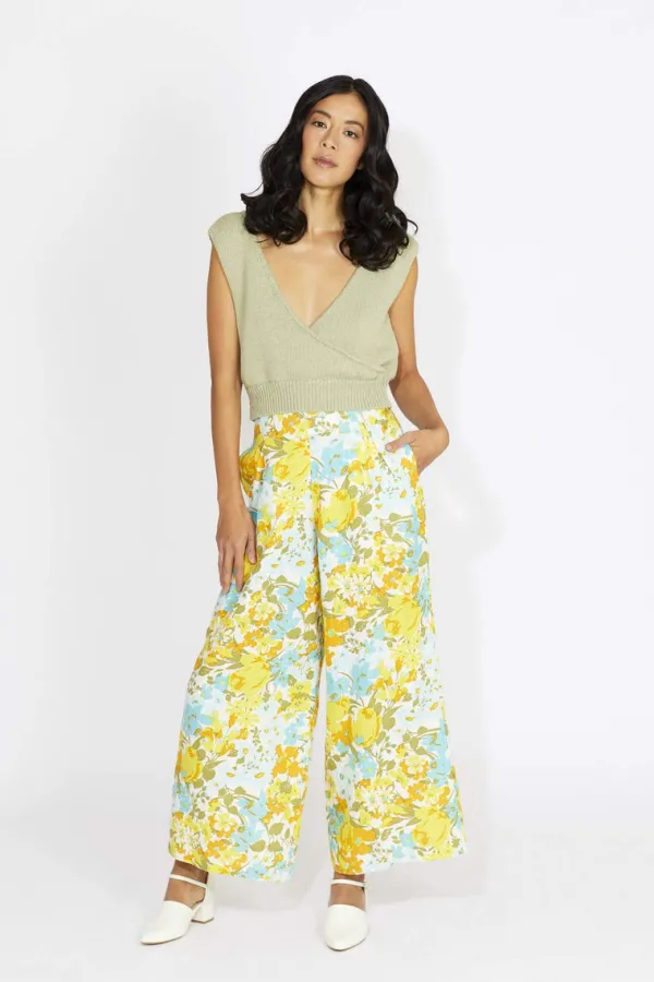Bottoms>Faithful Opal Wide Leg Pant