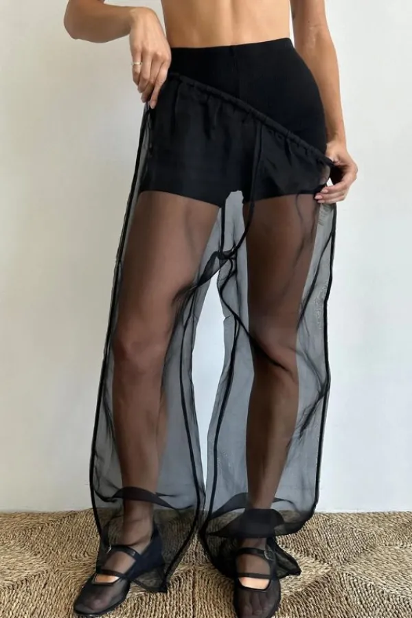 Bottoms>Donni Rib Boy Short | Jet