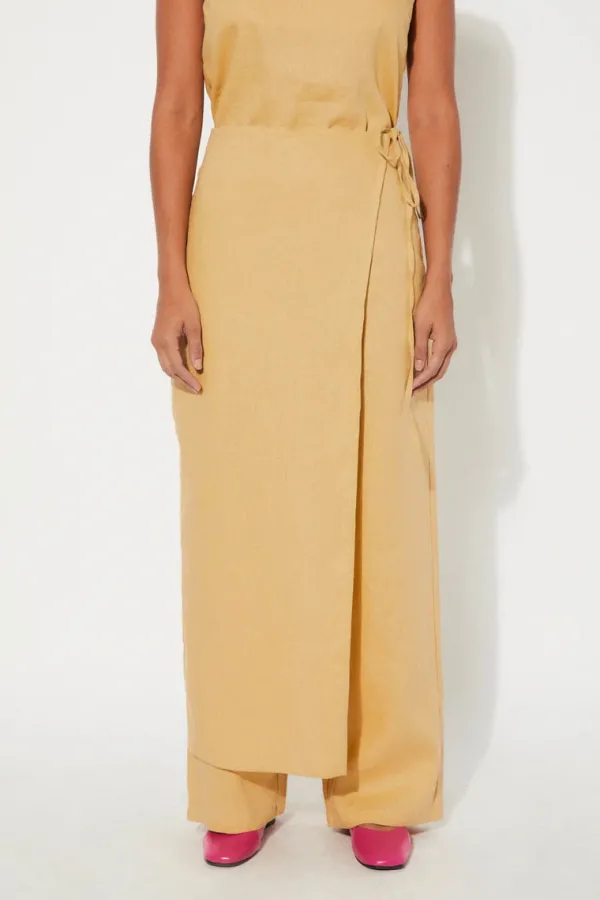 Bottoms>Rita Row Root Pants | Pineapple