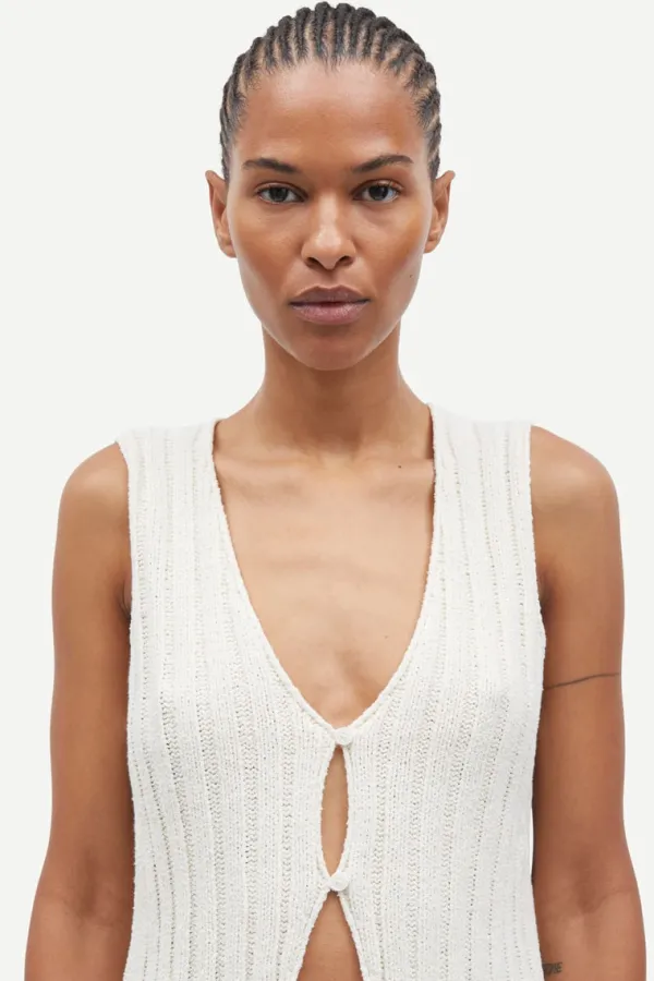 Tops>Samsoe Samsoe Salou Vest | Egret