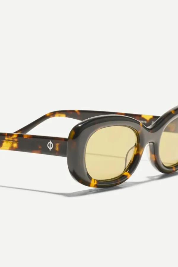 Accessories>Samsoe Samsoe Samaeve Sunglasses | Tortoise Yellow