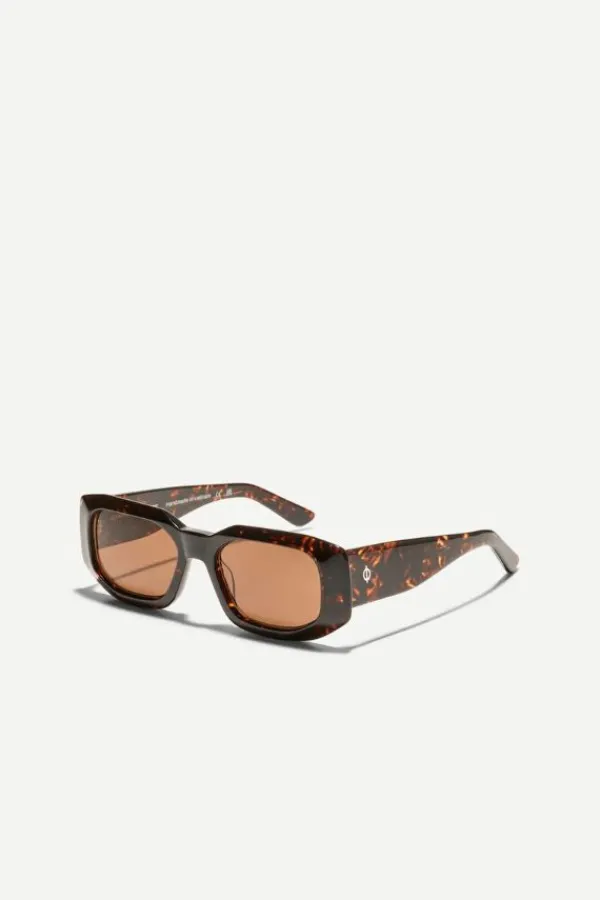Accessories>Samsoe Samsoe Samilo Sunglasses | Tortoise Brown