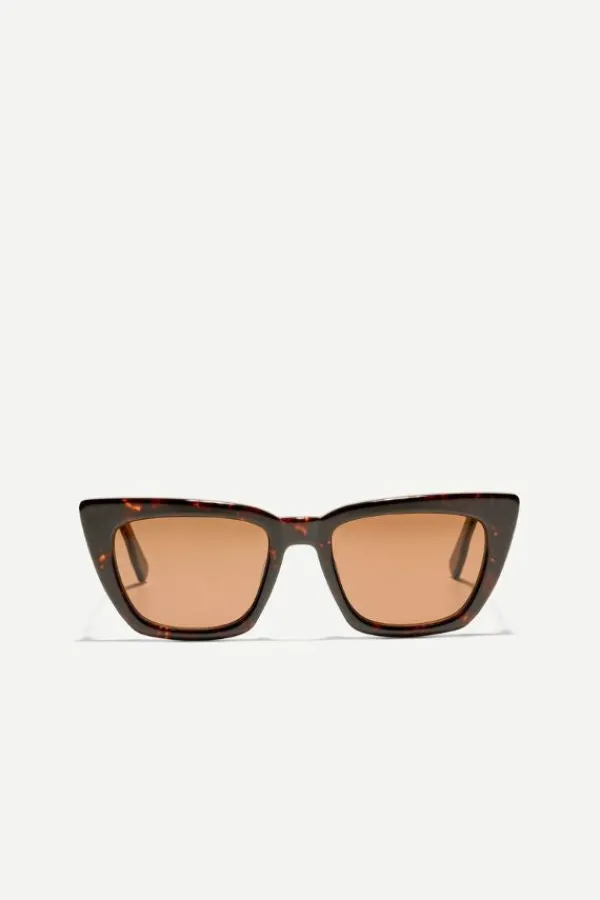Accessories>Samsoe Samsoe Samimi Sunglasses | Tortoise Brown