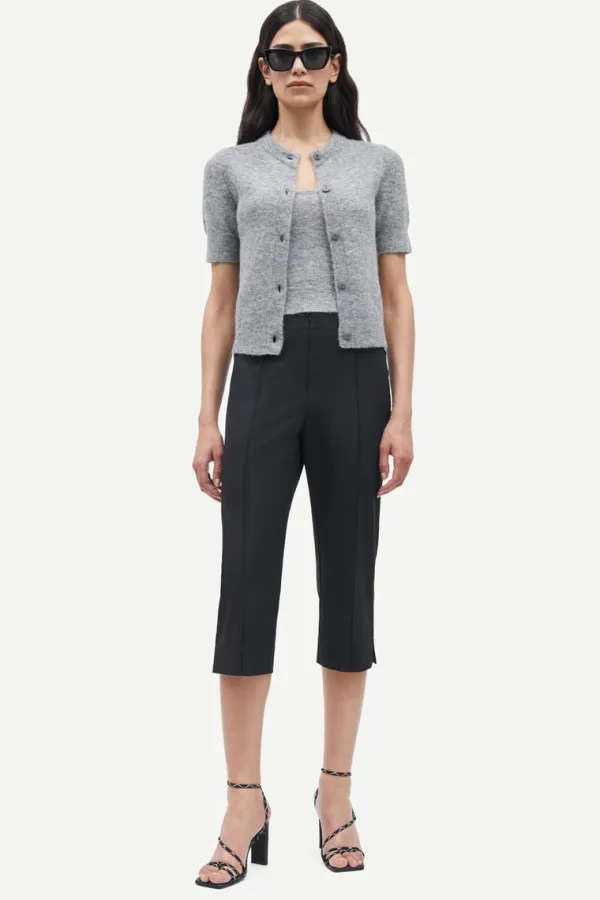 Tops>Samsoe Samsoe Sanoura Top | Grey Mel.