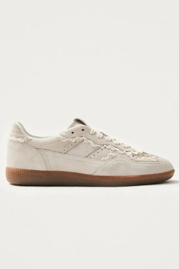 Shoes>Alohas Tb. 490 Crochet Cream Leather Sneakers | Cream Leather