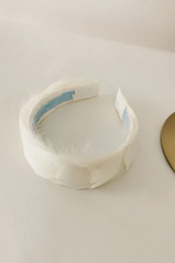 Bridal Accessories>AURA Eire The Hope Feather Headband