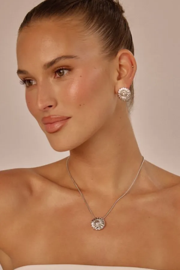 Jewelry>Luv AJ The Sunflower Studs | Silver