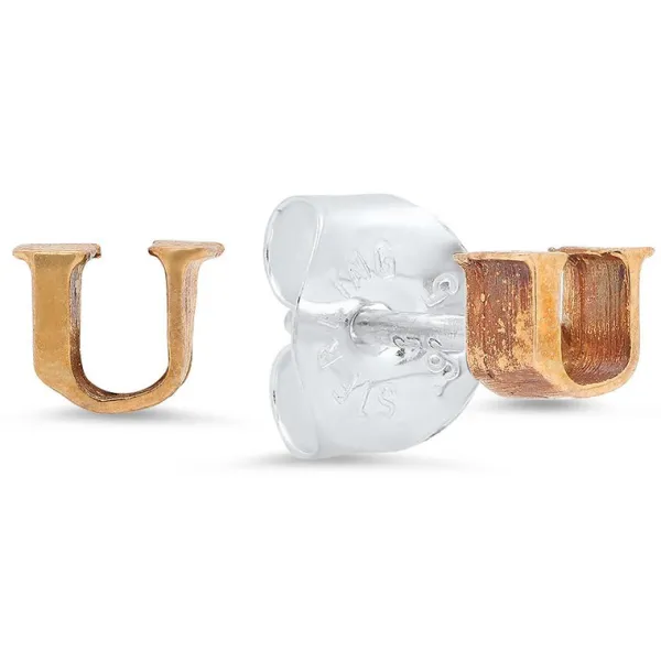 Jewelry>Studio Grun U Stud 18K Gold