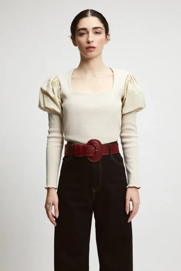 Tops>Rita Row Vill Top | Beige