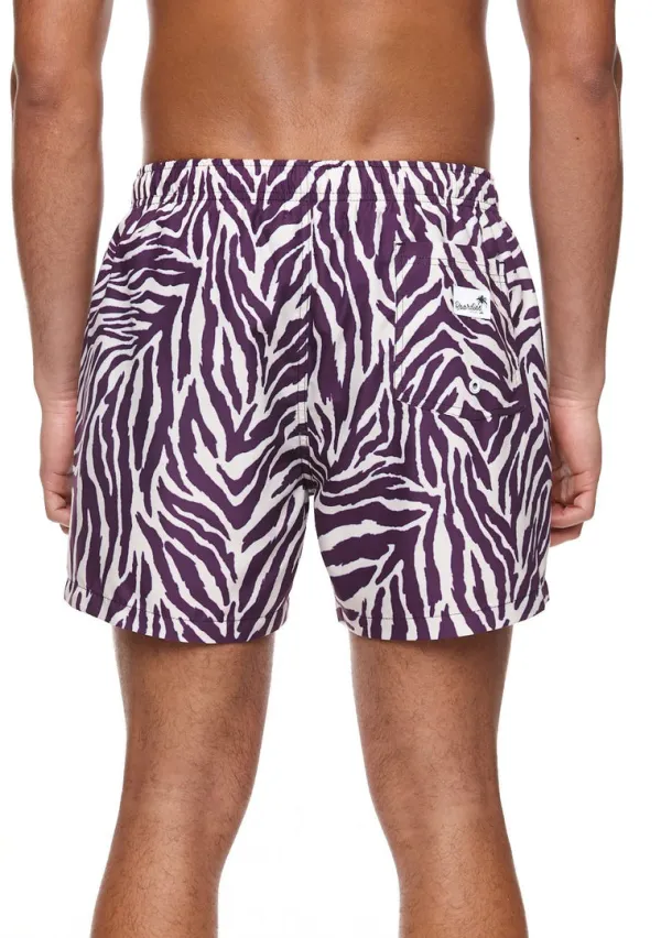 Swim|Accessories>Boardies Zebra Mid Length Swim Shorts